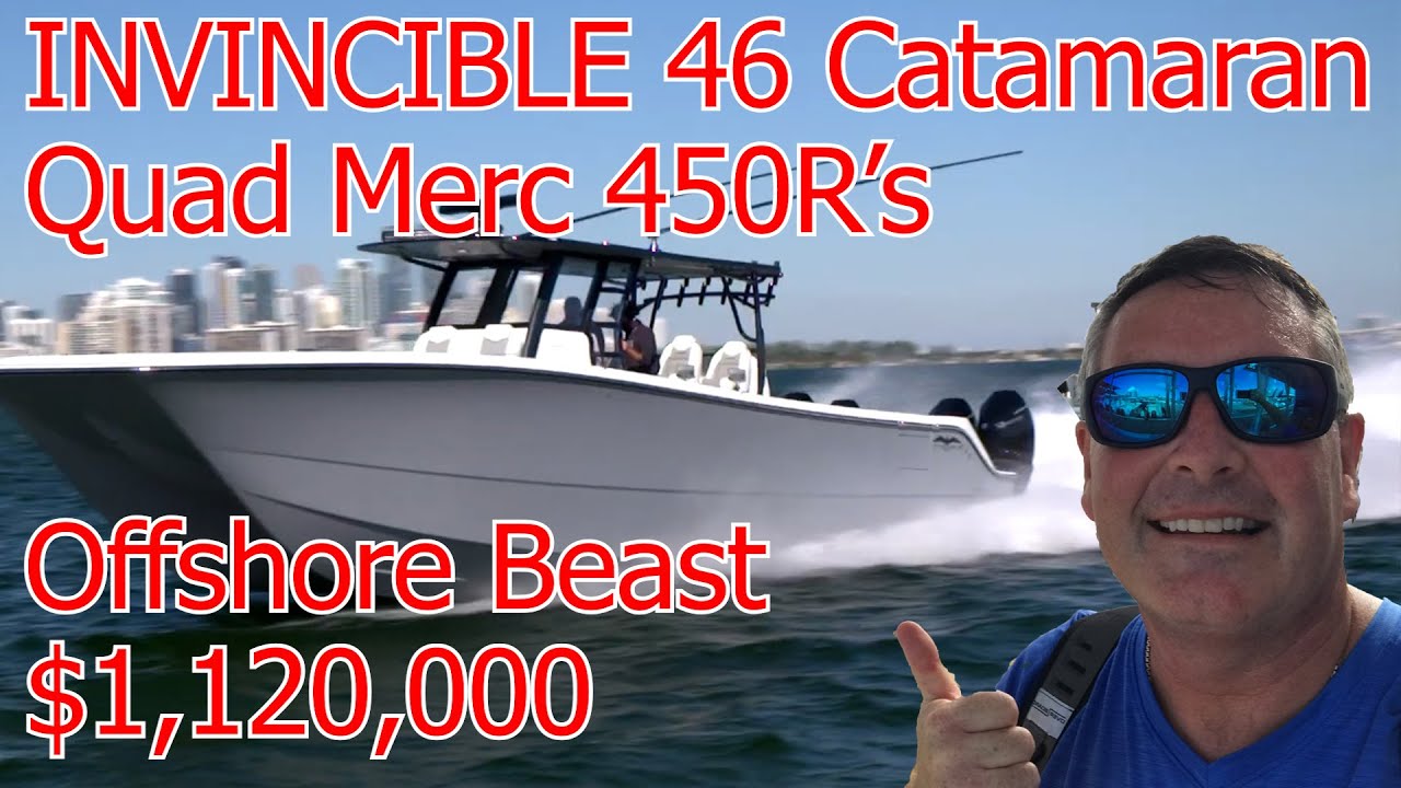 Invincible 46' Catamaran Beast Mode