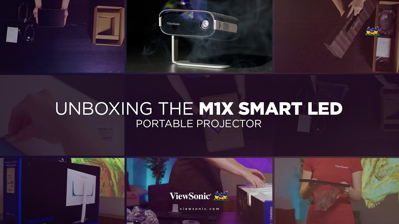Unboxing the M1X Smart LED Portable Projector