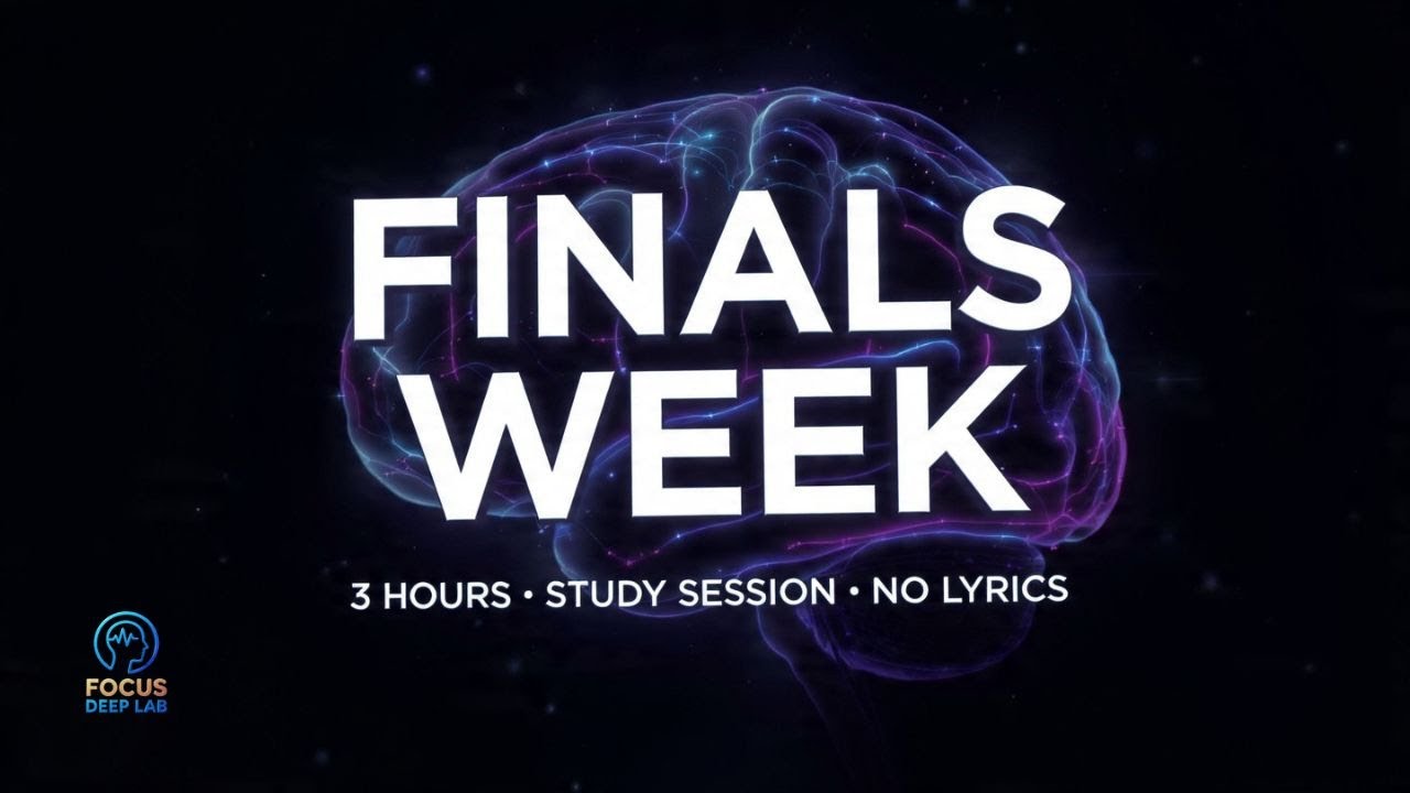 Finals Week Focus Music – 3 Hour Study Session (No Lyrics)