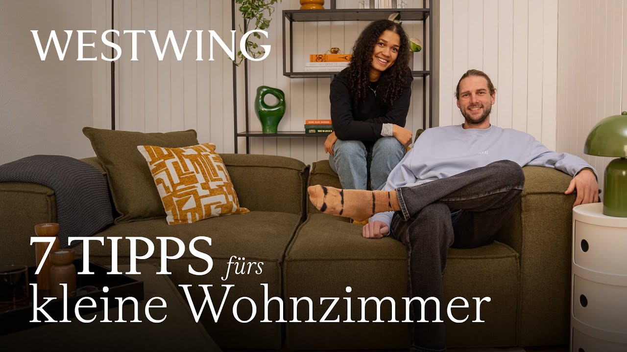 Kleines Wohnzimmer richtig einrichten | Moderne Wohnzimmer Ideen f&uuml;r platzsparendes Wohnen |Makeover