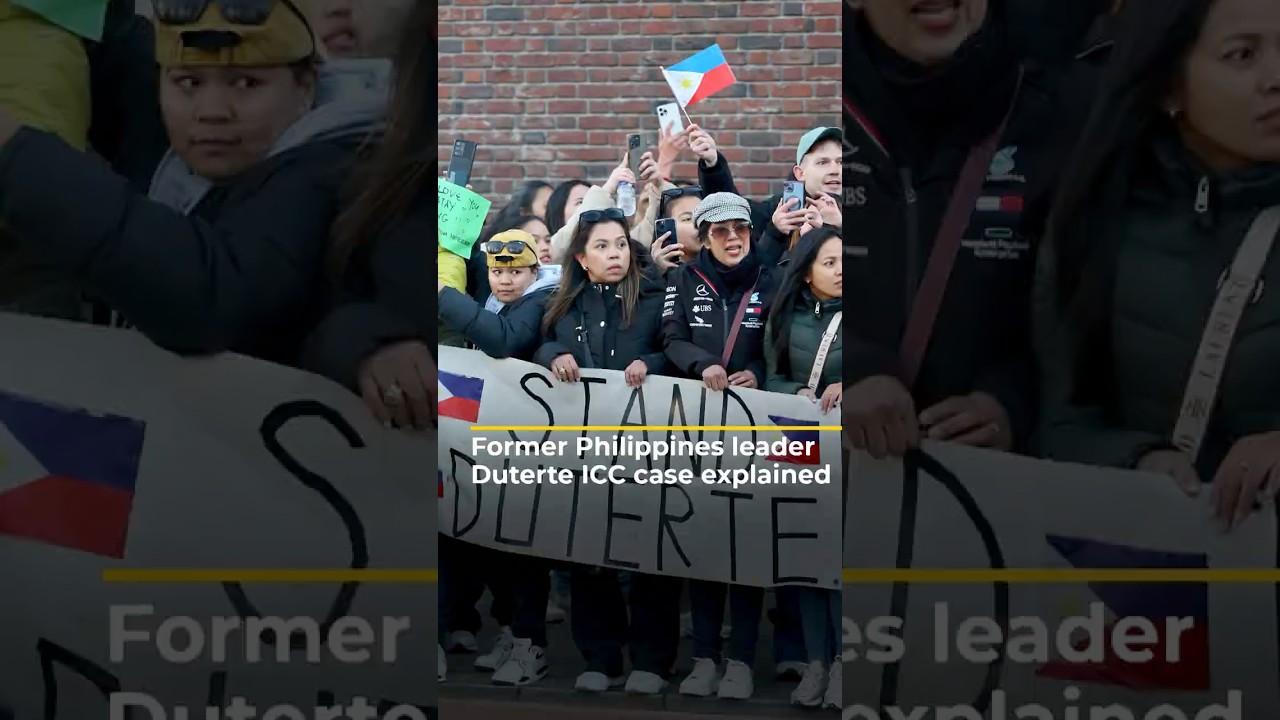 Former Philippines leader Duterte&rsquo;s ICC case explained | AJ #shorts