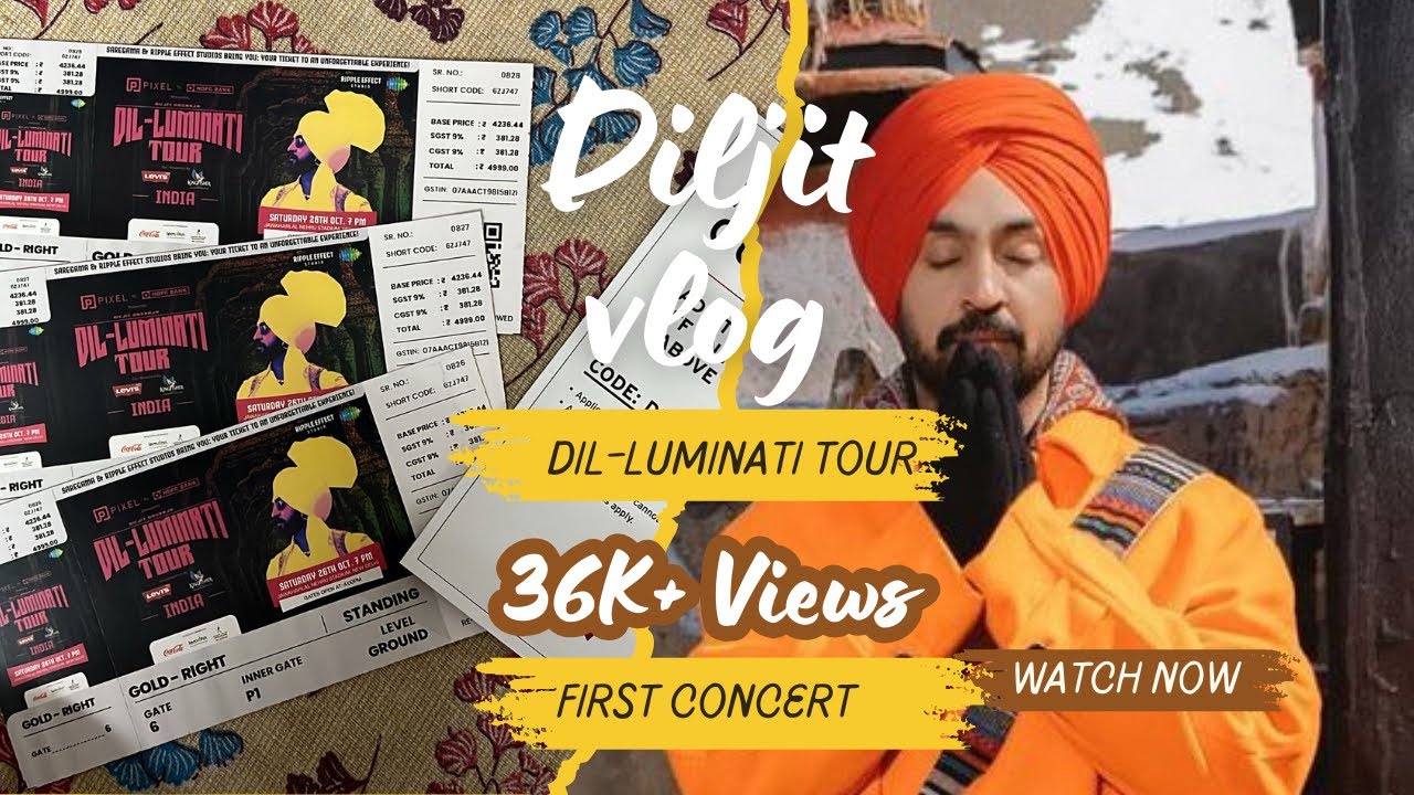 EPIC Night at Diljit Dosanjh’s Dil-Luminati India Tour!  Concert Vlog 🎤🔥 | @diljitdosanjh
