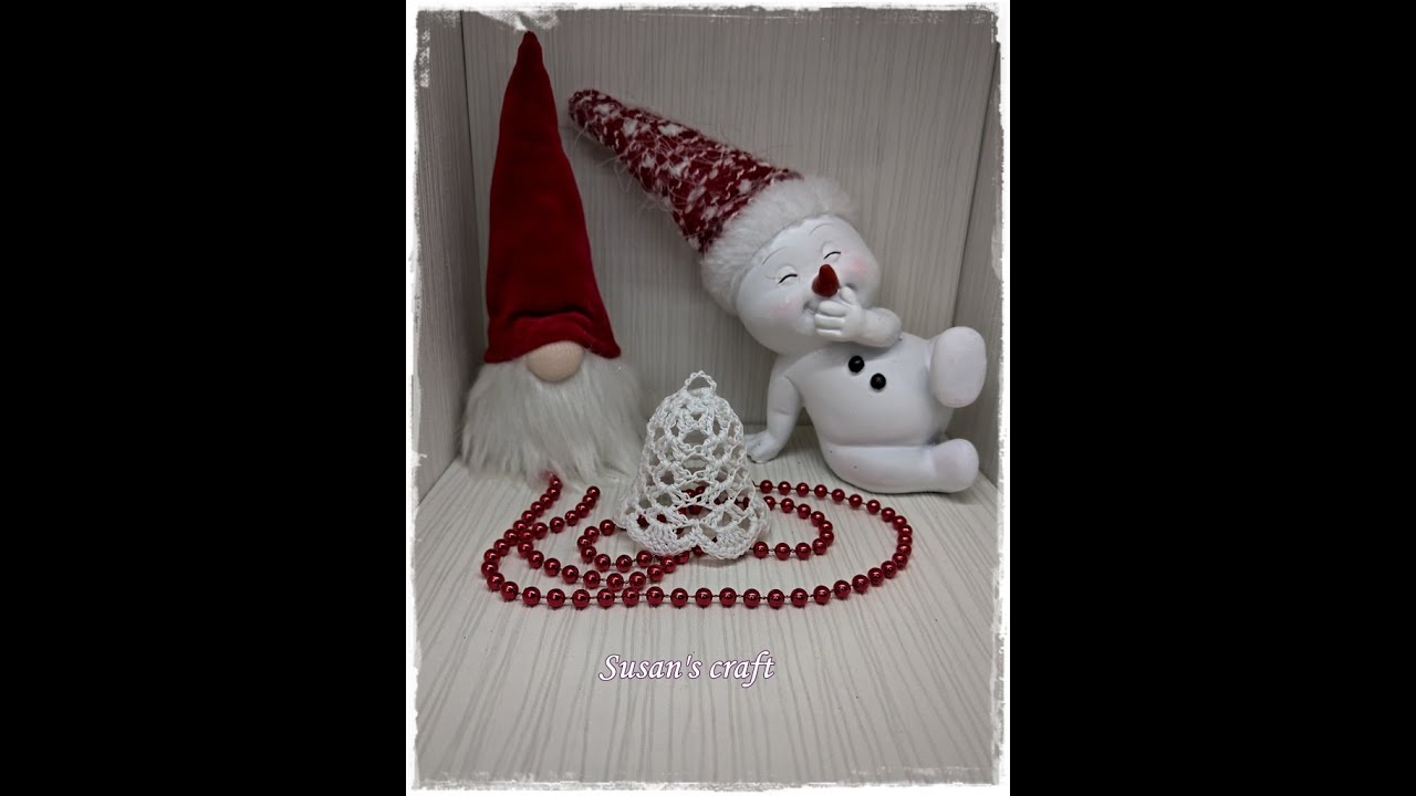 2022 Crochet Christmas Bell Idea 04 / Making of so gemacht Weihnachten Glocke 04 / Quick and Easy
