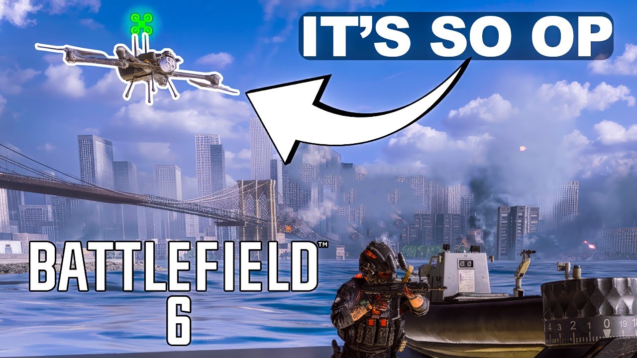BF6's Recon Drone is OP and gives INSANE XP