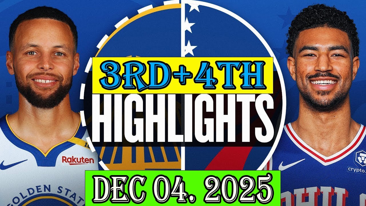 Philadelphia 76ers vs Golden State Warriors 3rd+4th Qtr Dec 04.2025 Highlights | NBA hightlight