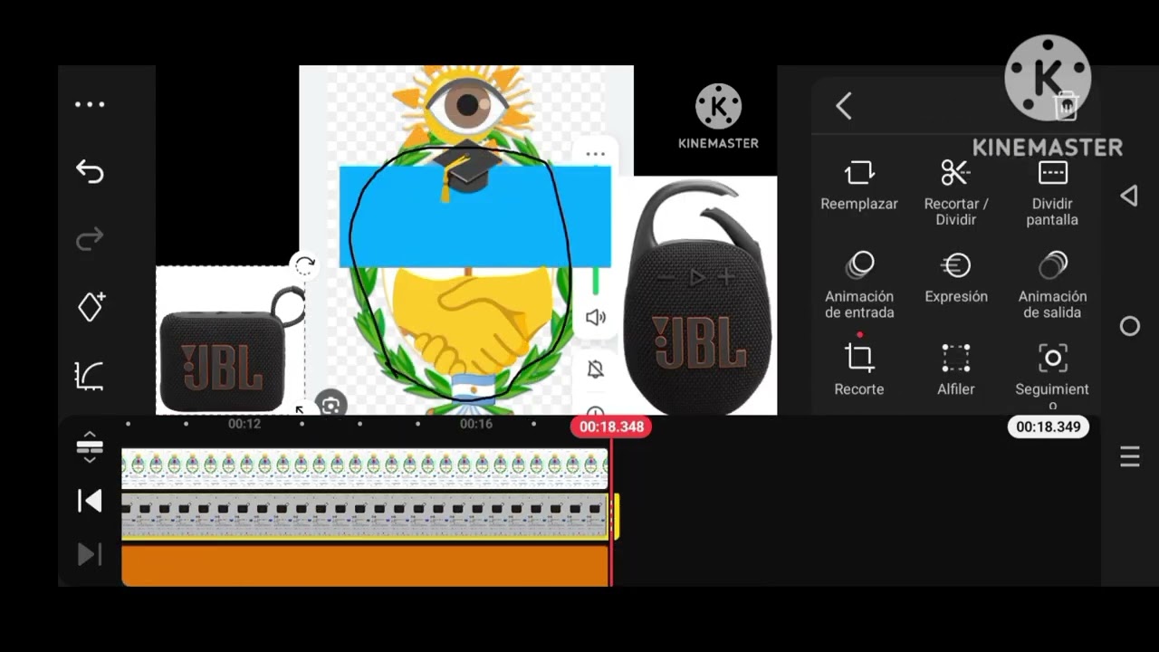 Escudo De Argentina Logo Remake Speedrun Kinemaster 15.9x Speed