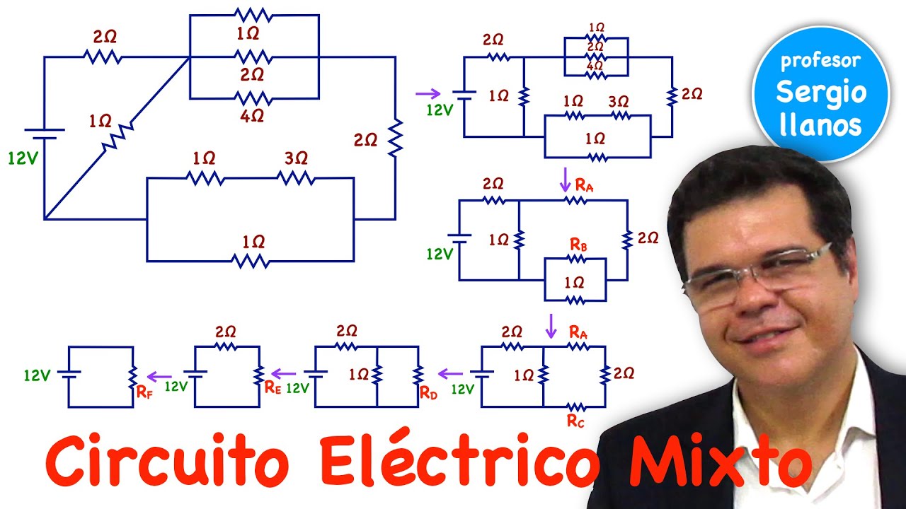 Circuito Eléctrico Mixto Complejo.
