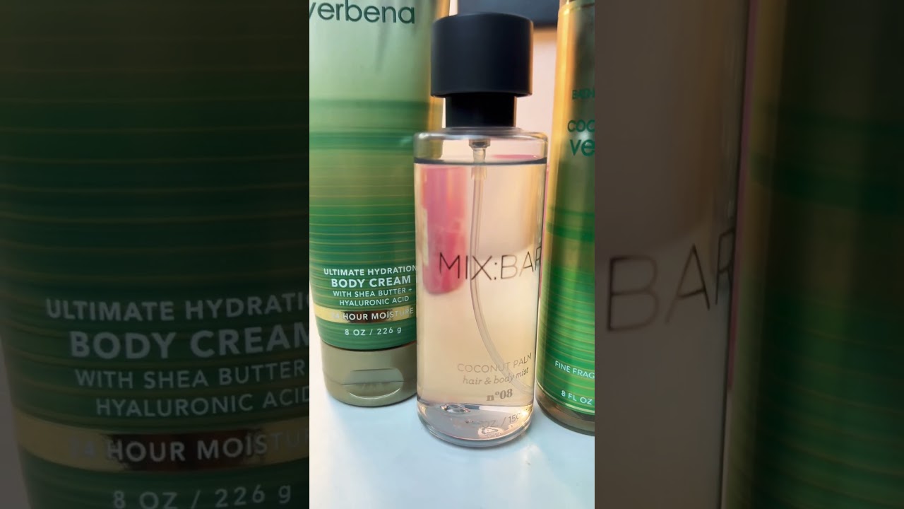 Coconut Lime and verbena layering combo 🔥#shortsviral