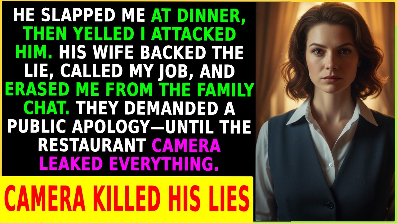 MY FATHER-IN-LAW SLAPPED ME AT DINNER — DAYS LATER, THE CCTV FOOTAGE LEAKED…