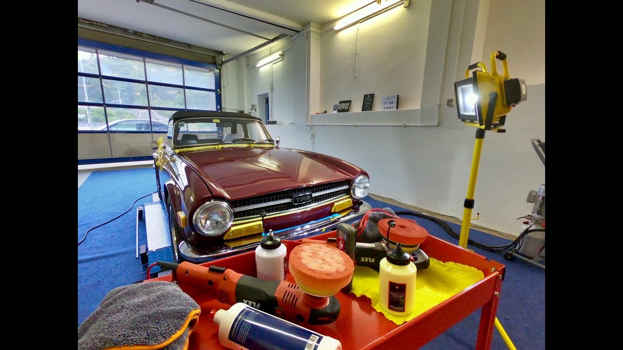 Die Herausforderung - Triumph TR6 - Paddy poliert VLOG