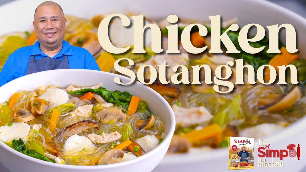 Chicken Sotanghon | Easy Filipino Noodle Soup Recipe
