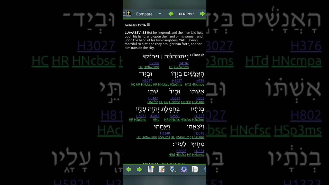 Genesis 19 LLV433 for 2026 (Read Me The Bible, Garth.)