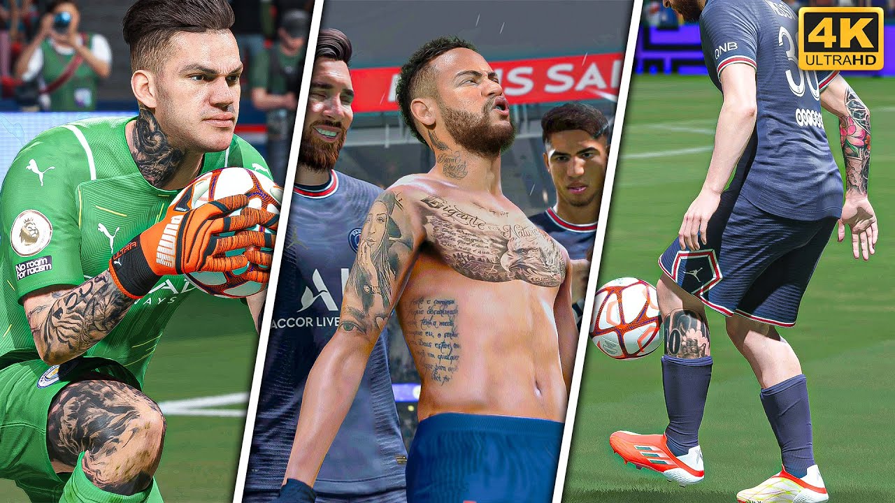 FIFA 22 NEW PLAYER TATTOOS on Next Gen (4k)