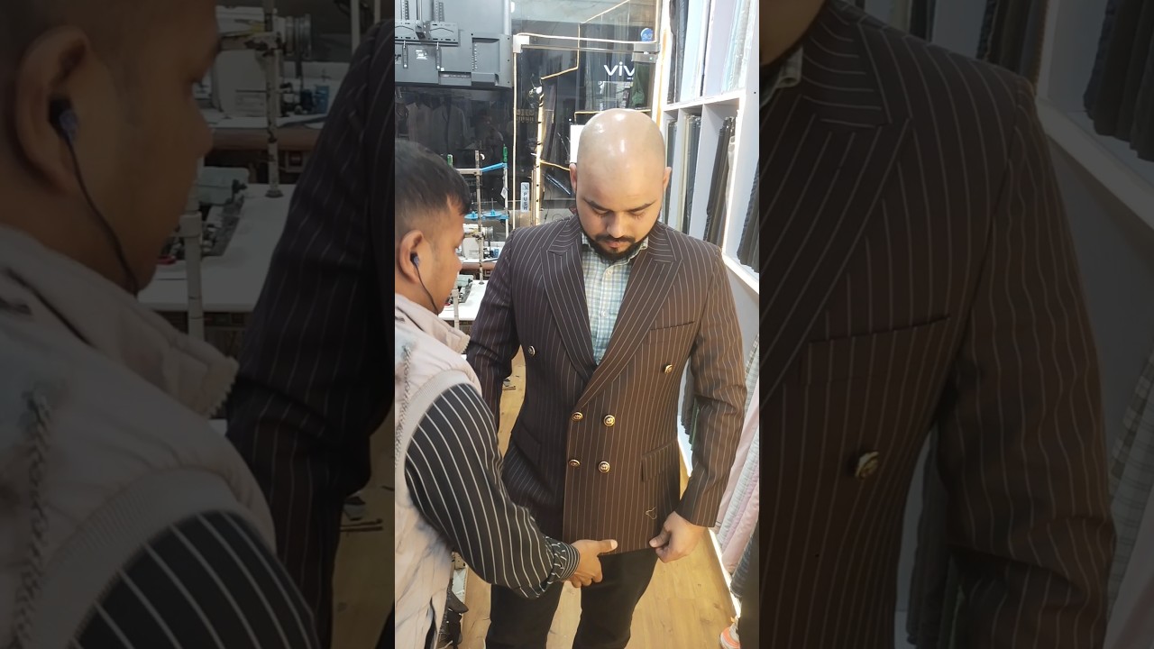 HOW TO Stitch Full Double Breasted Coat Pant | Premium Color | Perfect Fit Tailoring