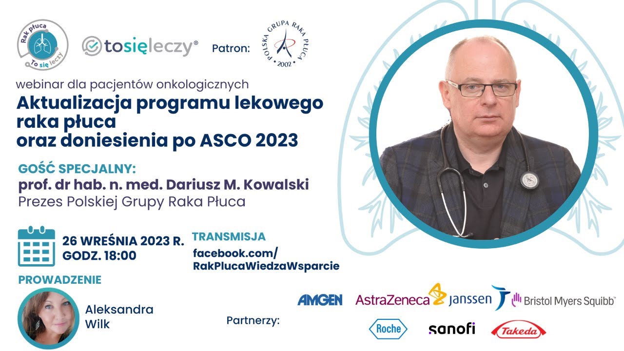 Aktualizacja programu lekowego raka płuca i doniesienia po ASCO 2023