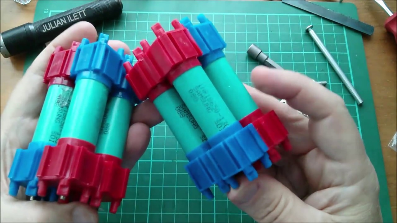 Building a 4S2P Lithium Ion 18650 Battery with Vruzend 1.6