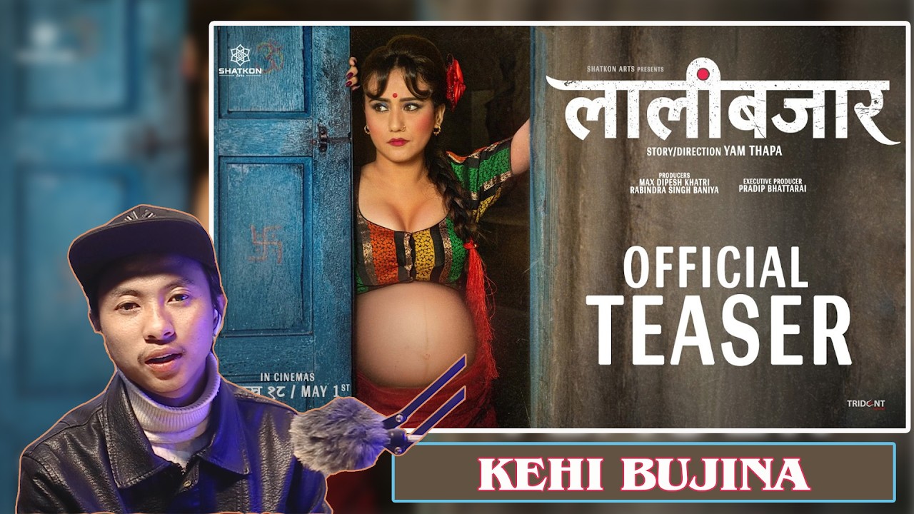 REACTING TO ''LALIBAZAR''  Official Movie Teaser #movie #officialteaser #swostimakhadka