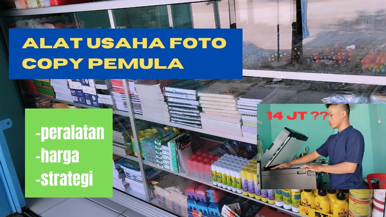 REVIEW USAHA FOTO COPY PEMULA TAHUN 2024 APA SAJA PERALATAN NYA ??? 19 Agustus 2024