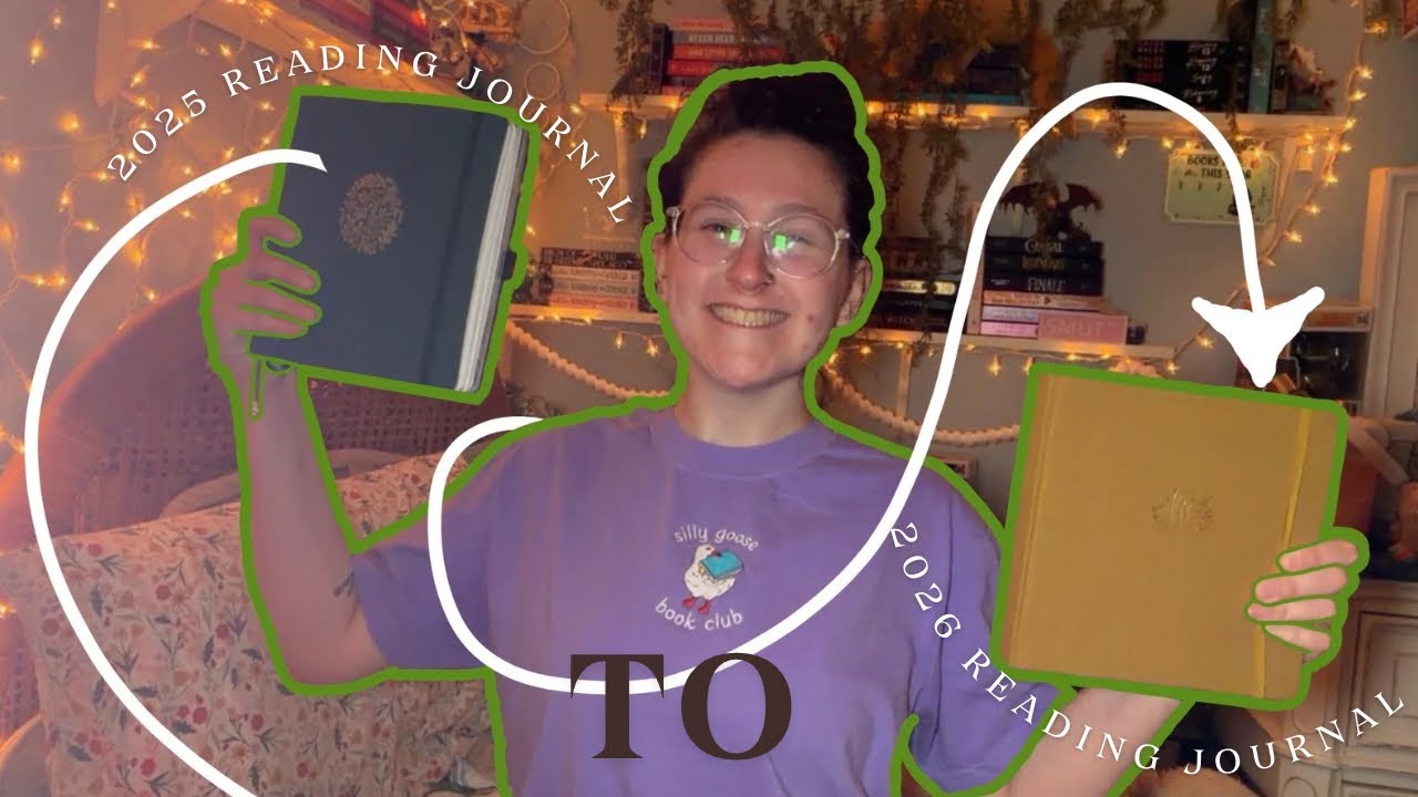From 2025 to 2026 📚✨ | Reading Journal Flip Through + Setup