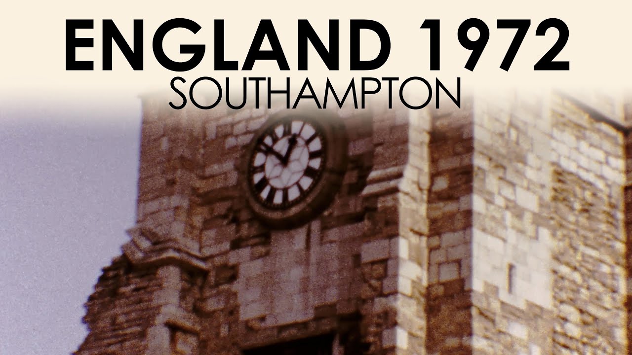 Archive footage of Southampton in the 1970s | Never seen home movie film
