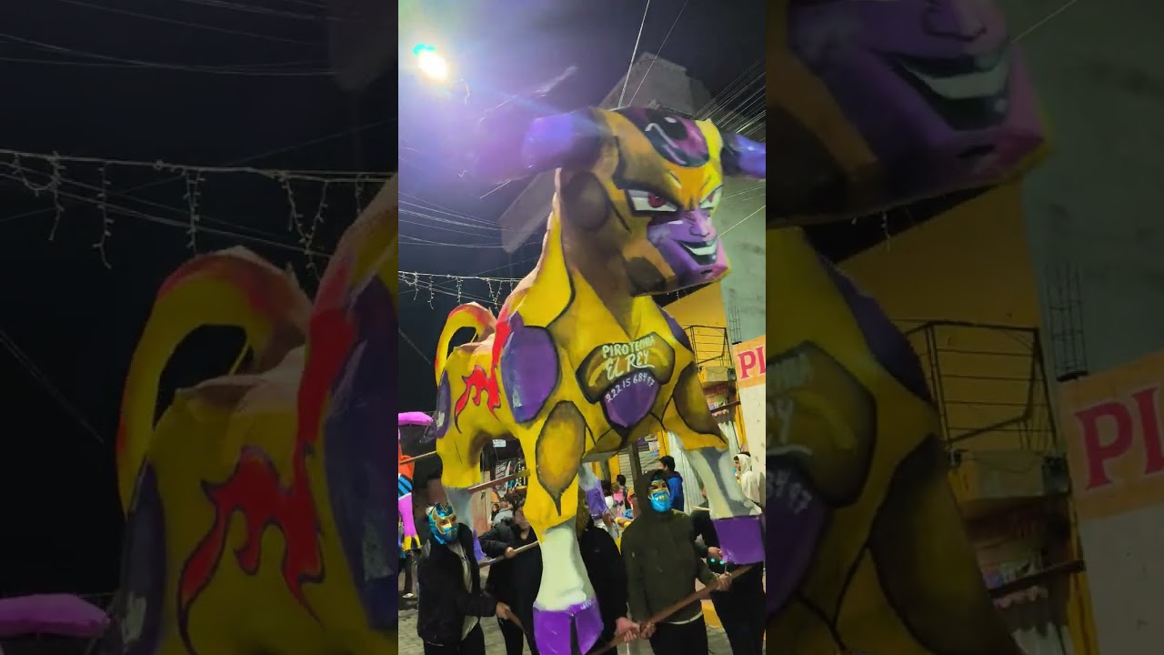 Desfile de toros Rumbo al carnaval de payasos Mazatecochco Tlaxcala 2026