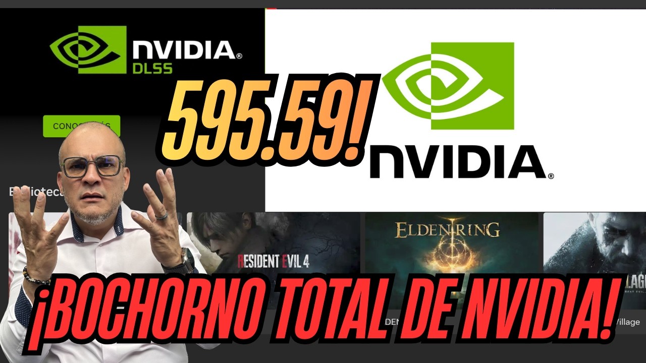 ¡BOCHORNO TOTAL! Nvidia RETIRA la Game Ready 595.59 tras el desastre con Resident Evil Requiem