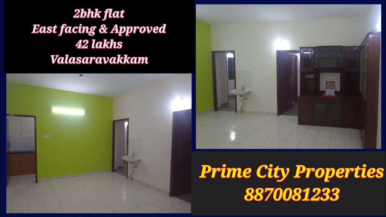 Low Budget 2Bhk Flat Sale in Valasaravakkam, Chennai 🆔2281 
