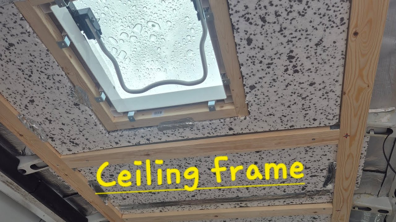 Vaxhall movano campervan ceiling framing