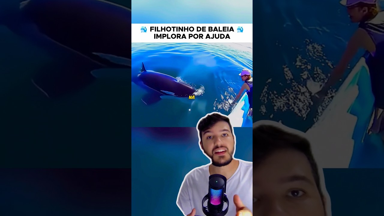 Essa ORCA 🐳 quase IMPLOROU pela ajuda deles #orca #orcas #baleia #baleias #viral #oceano #animais