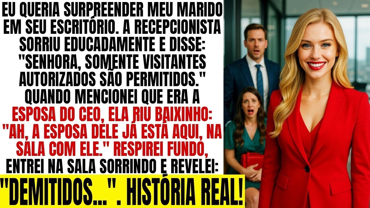 Fui surpreender meu marido em seu escritório luxuoso, mas acabei descobrindo uma vida secreta