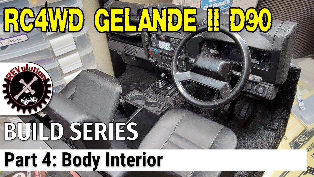 Сборка RC4WD Gelande II D90 &mdash; Часть 4 &mdash; Интерьер кузова
