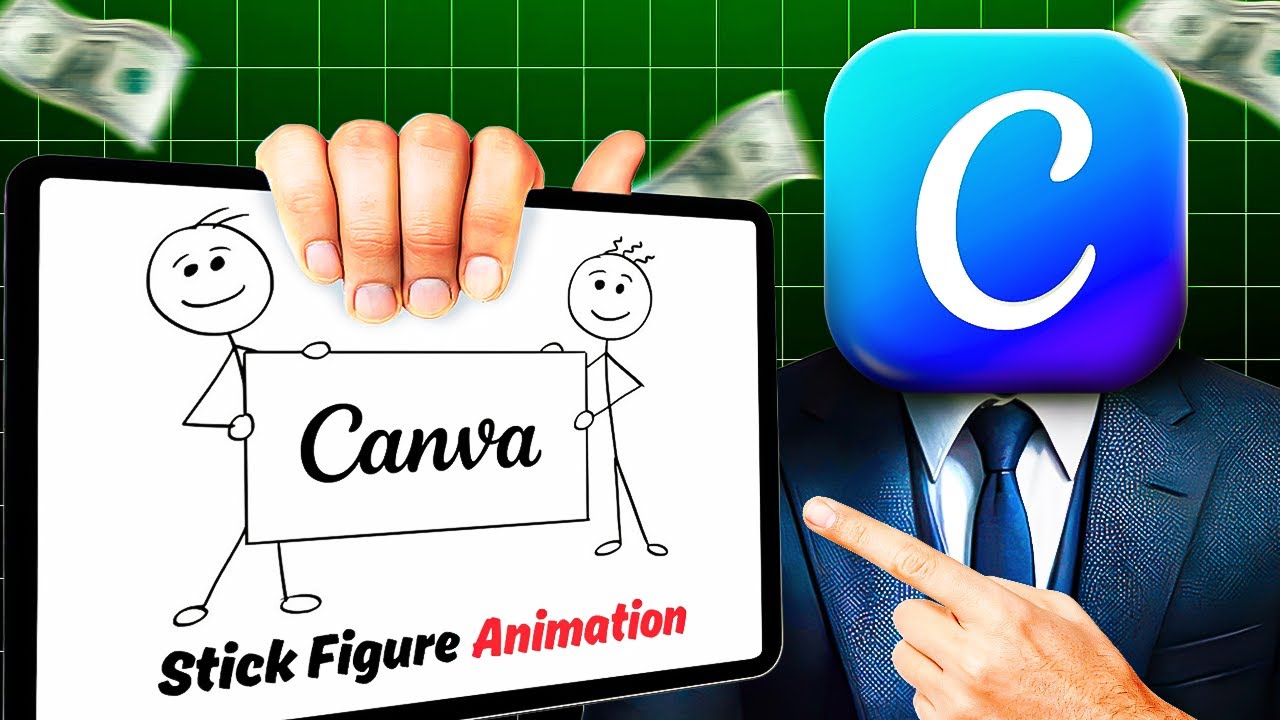 Canva Animation Tutorial: Make VIRAL Stick Figures in 5 Minutes