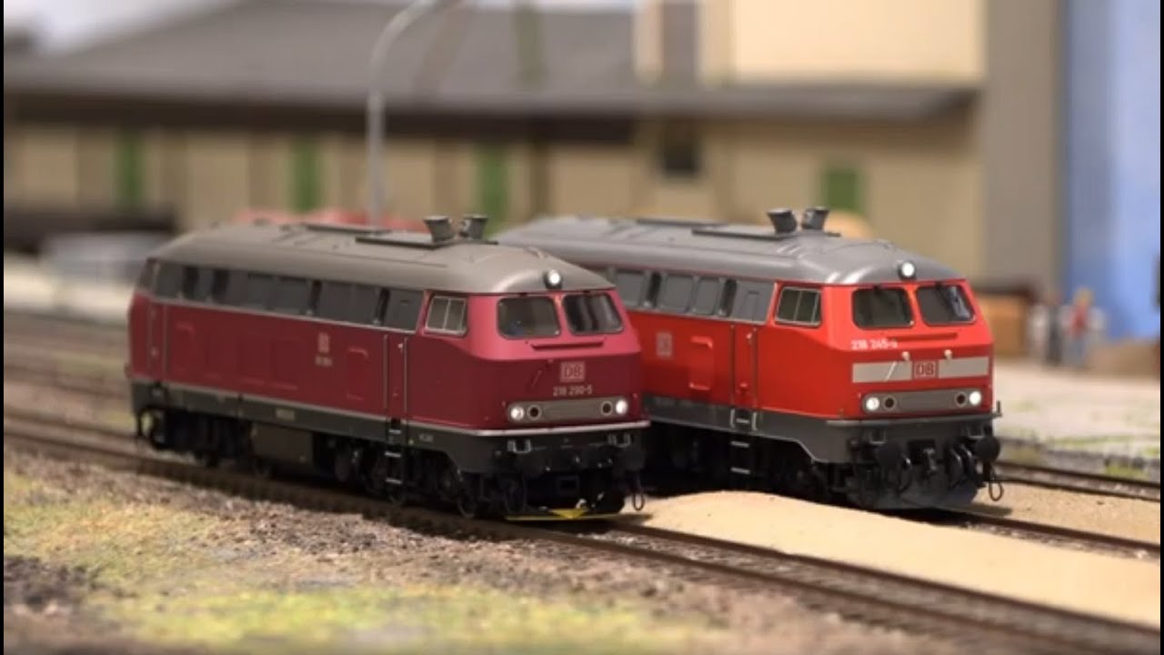 BR218 mit TB11 Motor von Roco mit Sound by LeoSoundLab