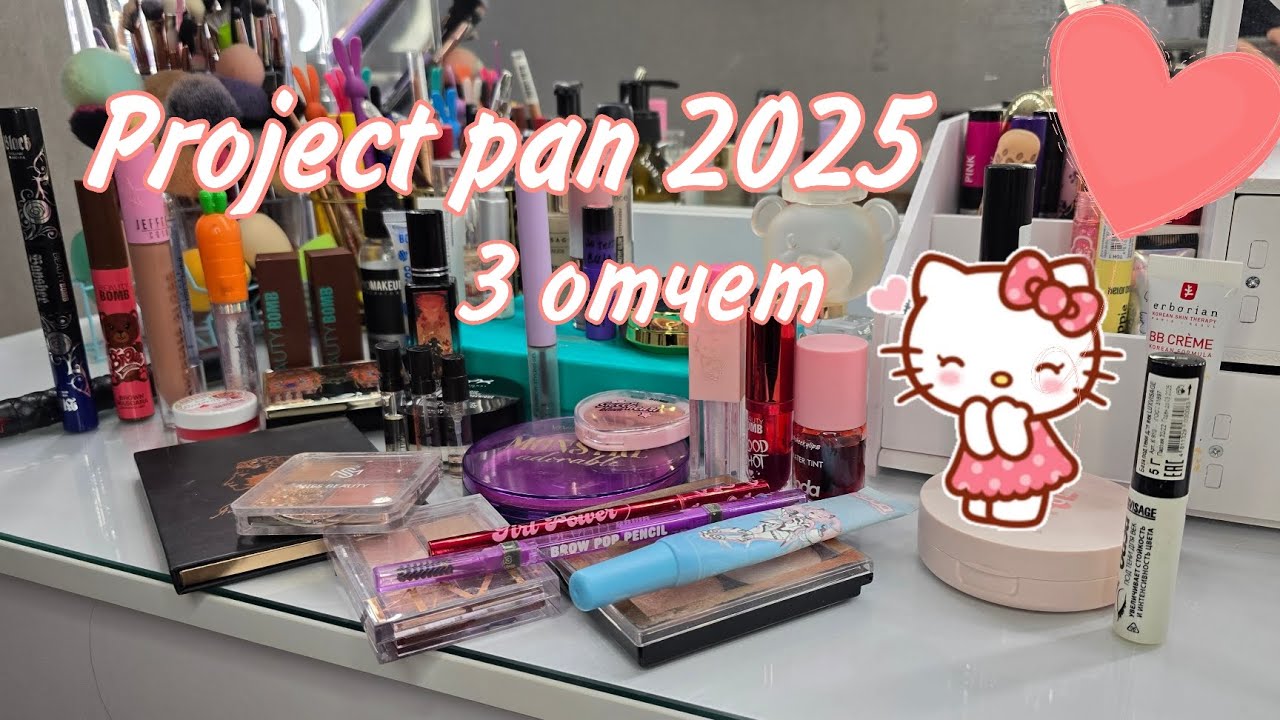 Первый проджект пен 2025. 3 отчёт. Пустышки и новый продукты , ура ! 🌸 | Project pan 💄