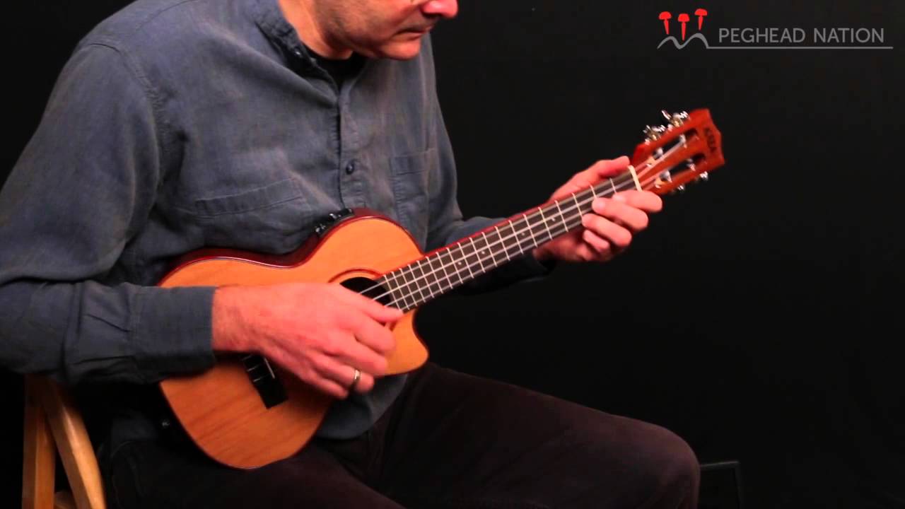 Kala KA-ATP-CRG-CE Tenor Ukulele Demo from Peghead Nation