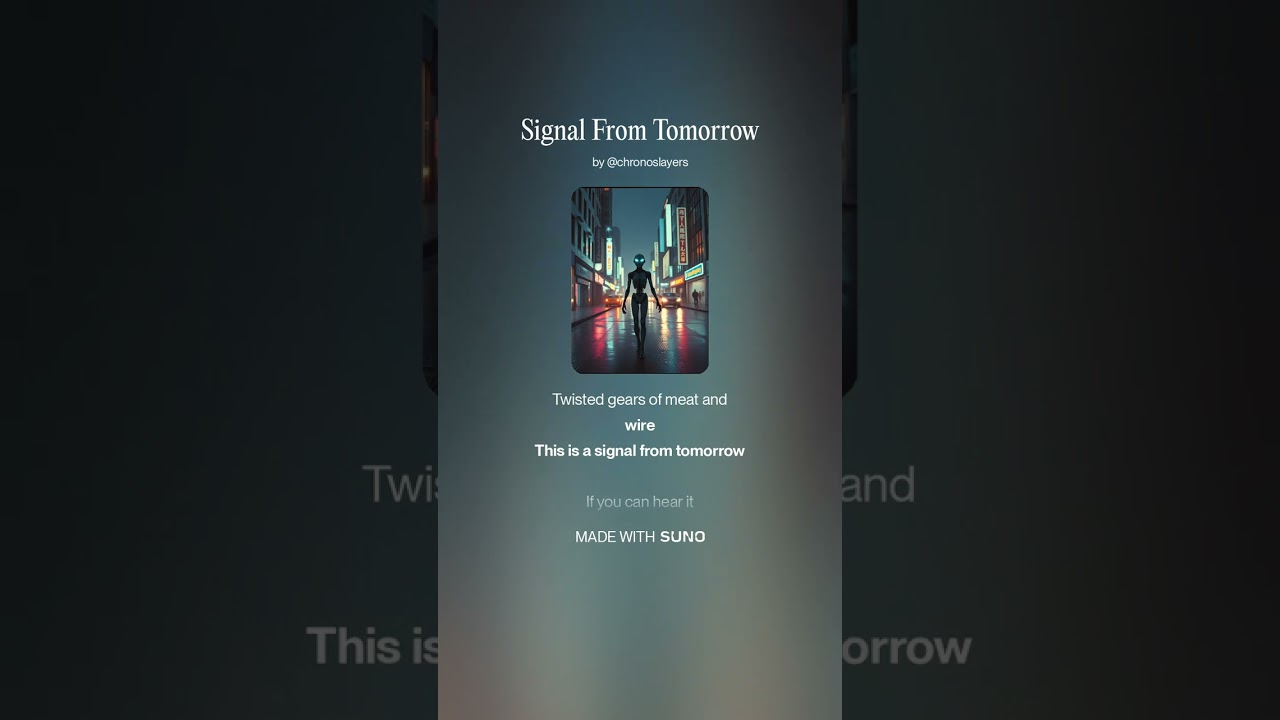 Signal From Tomorrow.