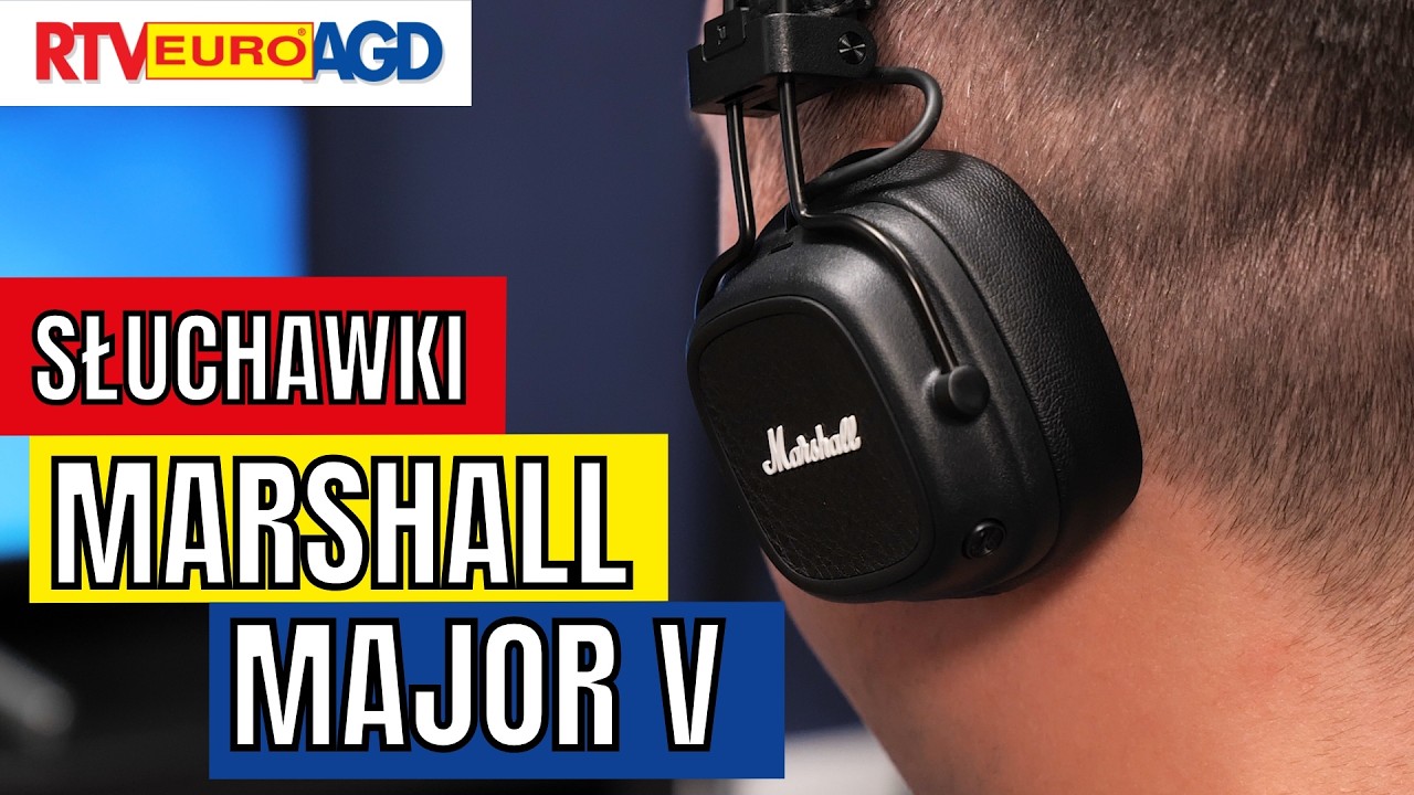 Słuchawki bezprzewodowe Marshall Major V  &ndash; dane techniczne &ndash; RTV EURO AGD