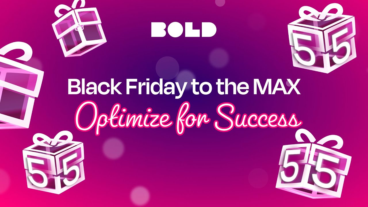 Optimize for Success: Tips to maximize Black Friday/Cyber Monday succes