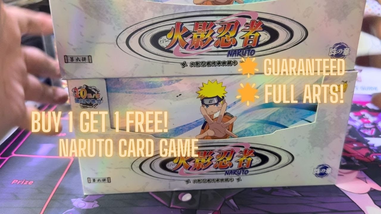 ОБЗОР набора бустеров Naruto CG Kayou 6th Edition — купи 1, получи 1 бесплатно!