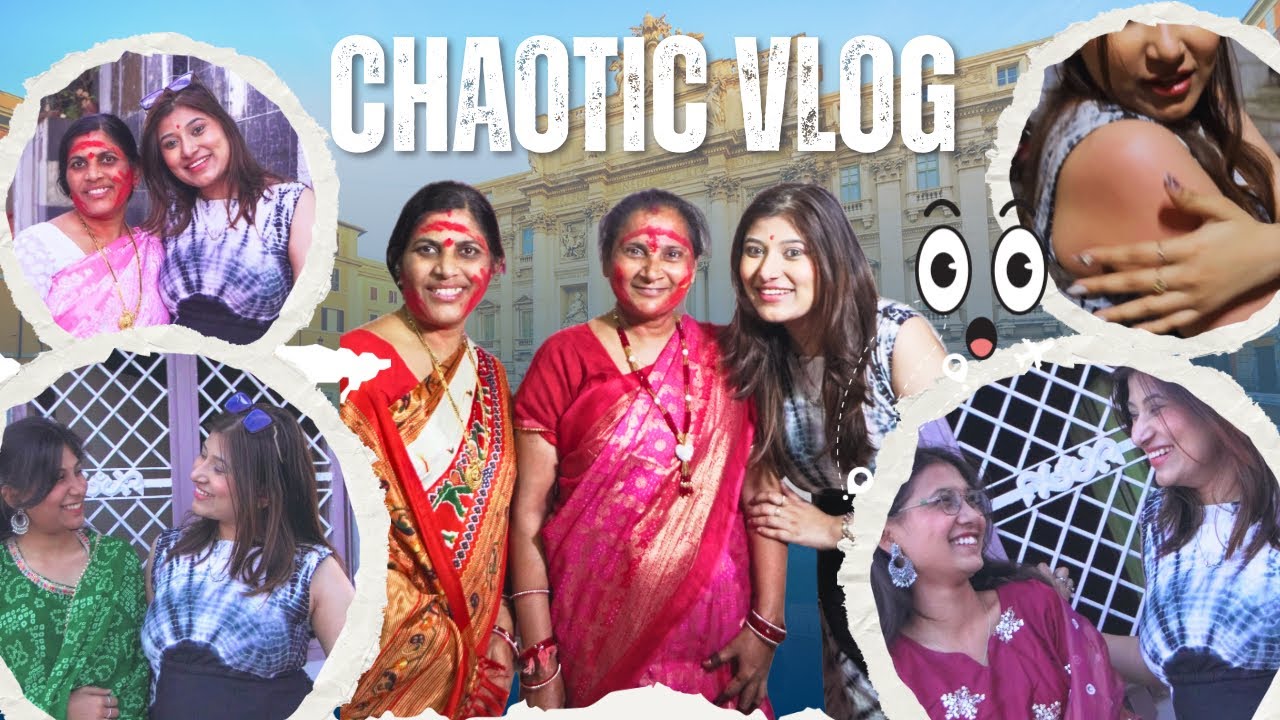 Bed Rest to Holika Dahan Chaos 🔥 | Missed Bus Drama, Viral Reel & Burnt My Arm?! 😭✨