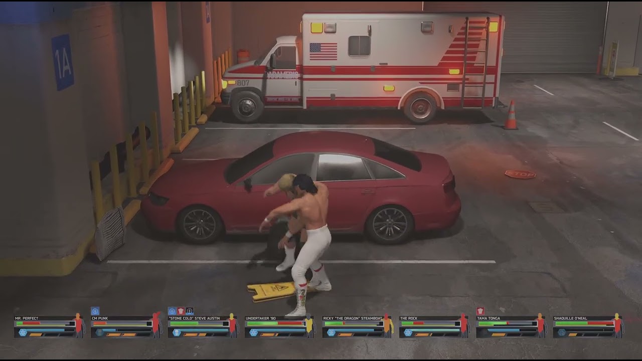 Backstage brawl