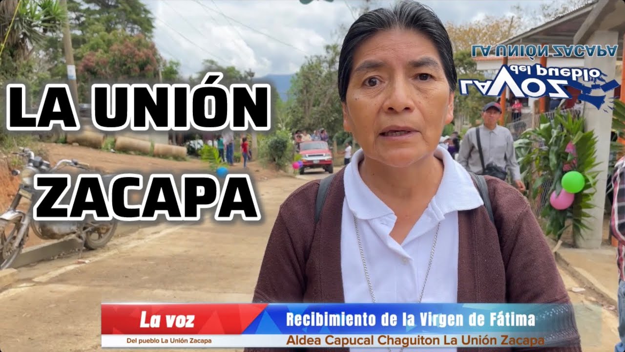 Recibimiento de la Virgen de Fátima Aldea Capucal Chaguiton 