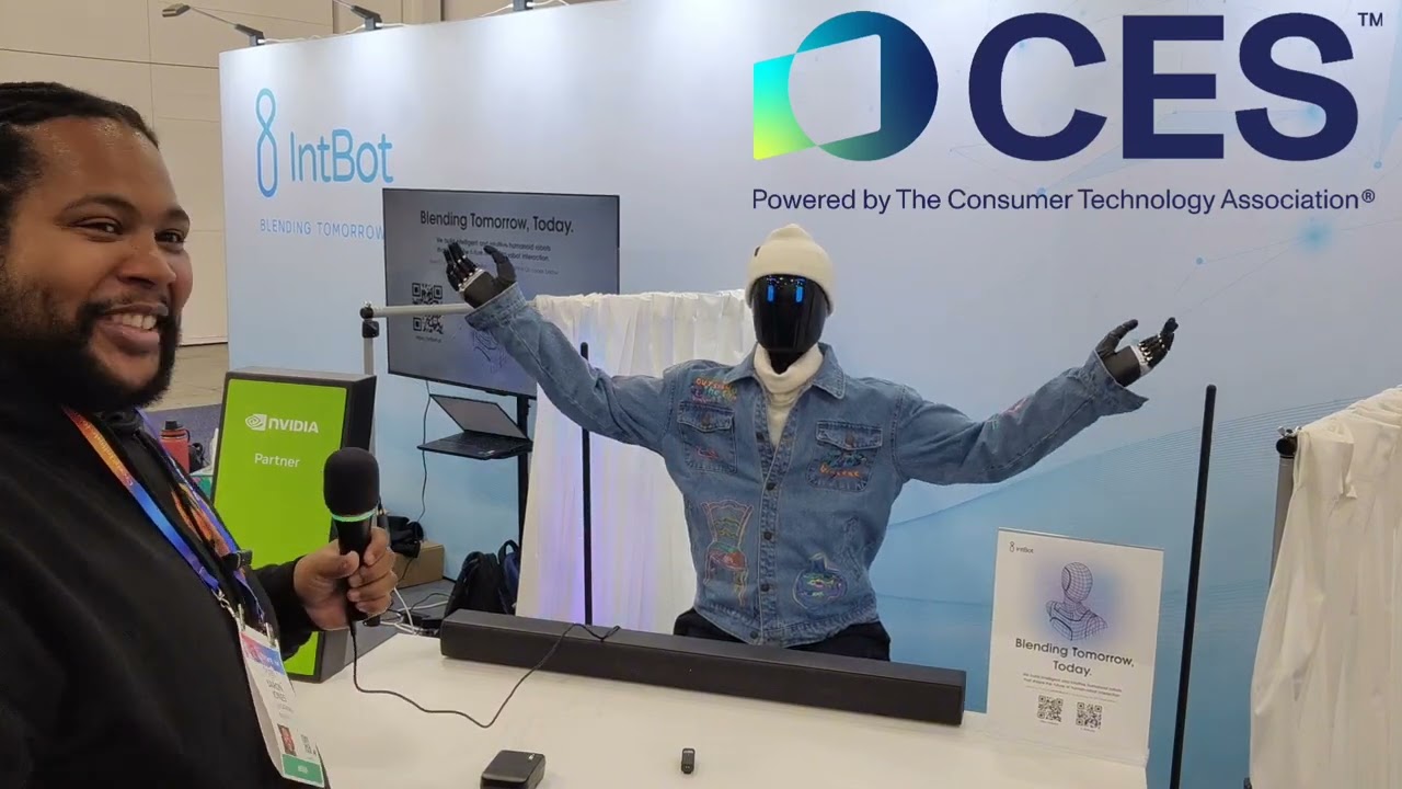 We Interviewed Intbot's Robot 'Nylo' at CES 2025 | Future of Robotics Revealed!