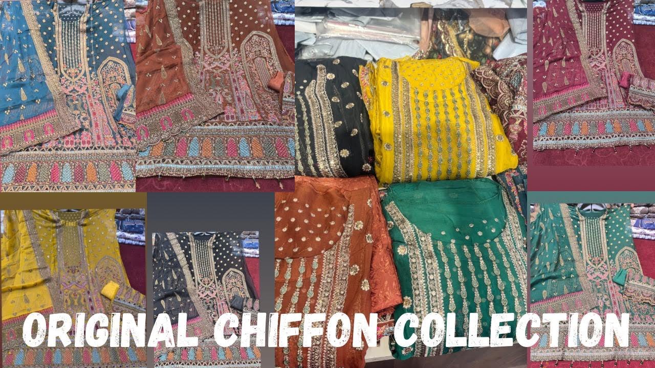 100%original chiffon collection for this festive season book ur pcs online make your day memorable🥰😍