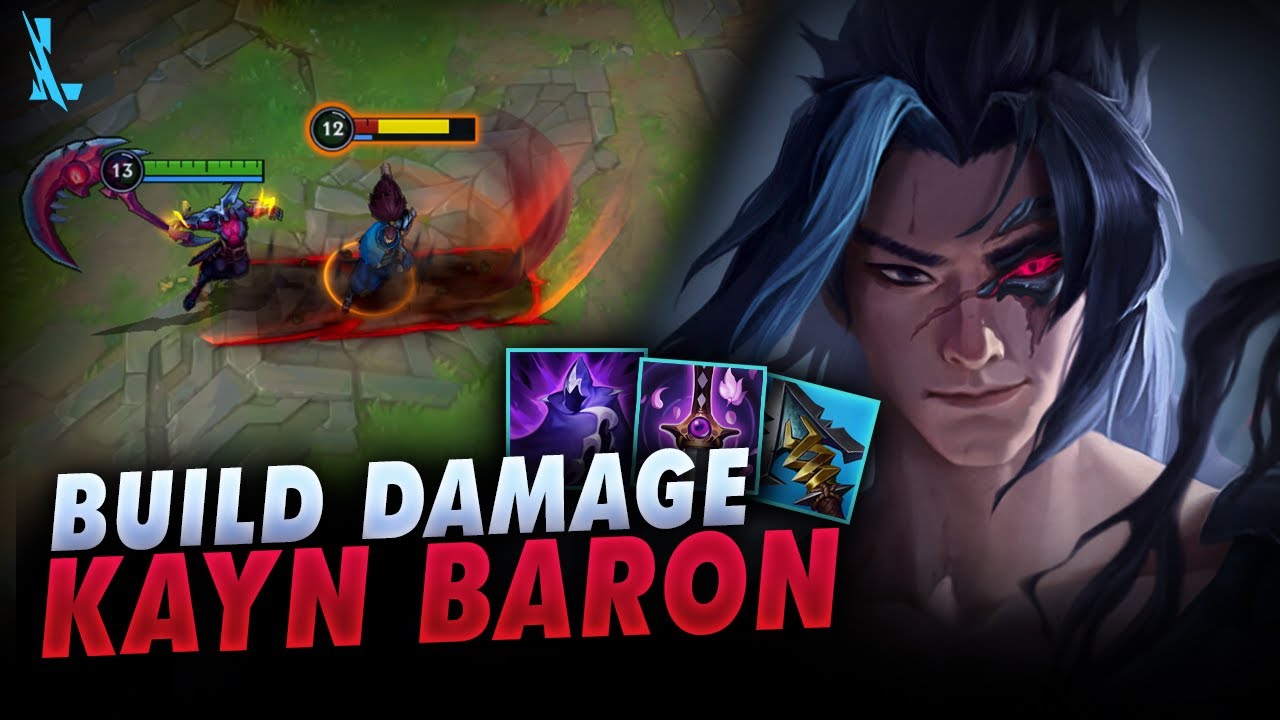 Kayn Baron Build Damage, Bisa di Pake Jungler Juga - Kayn Merah Damage Penetration Wild Rift
