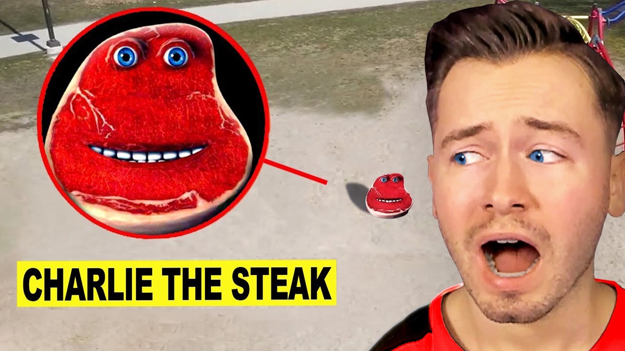 DROHNE überwacht CHARLIE THE STEAK in REAL LIFE!🥩 (e e ei Meme)