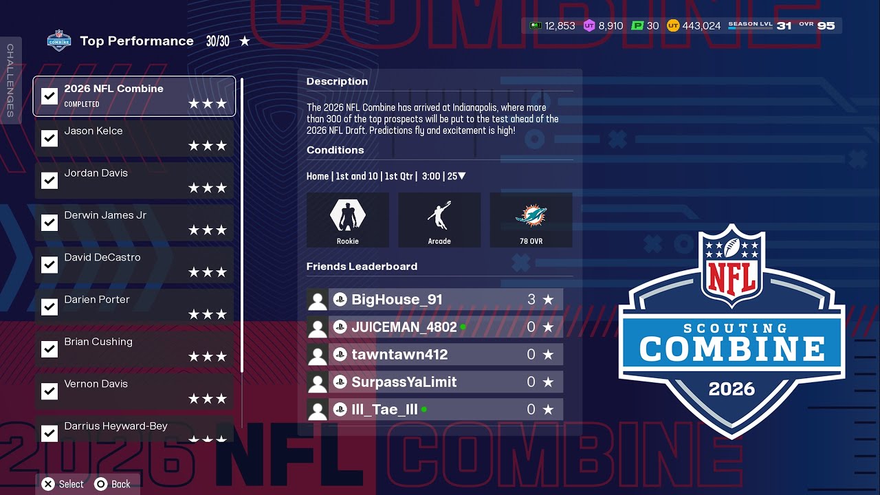 EA Sports Madden NFL 26 Ultimate Team - NFL Combine 