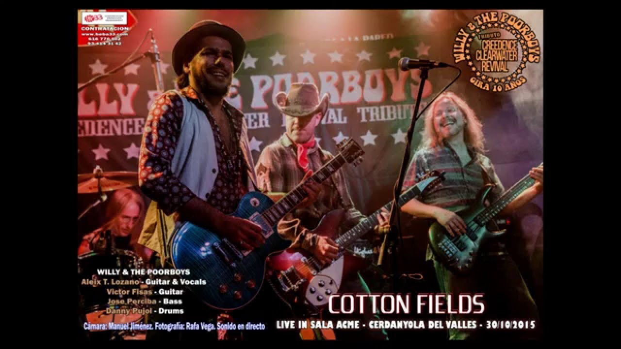 COTTON FIELDS - Willy & The Poorboys - Sala ACME