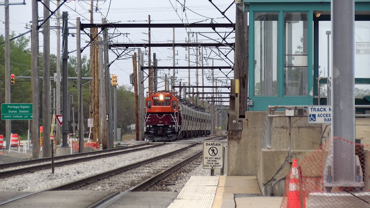 Following Diesels on the South Shore Line and the Double Track NWI Project