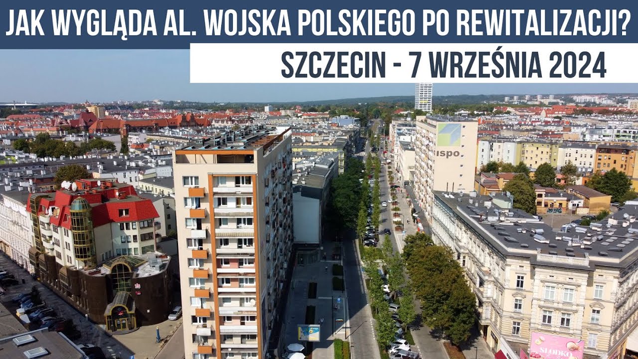 Jak wygląda Aleja Wojska Polskiego w Szczecinie po rewitalizacji